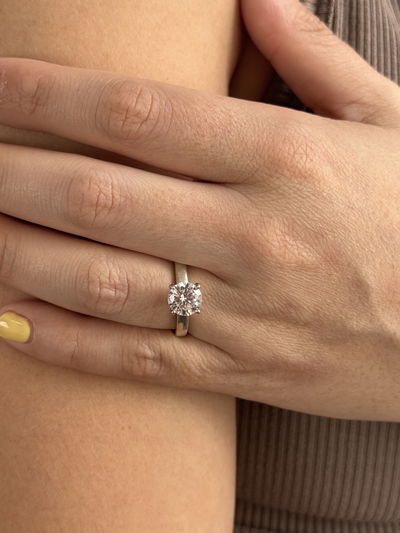 ANILLO FINE ACERO BLANCO