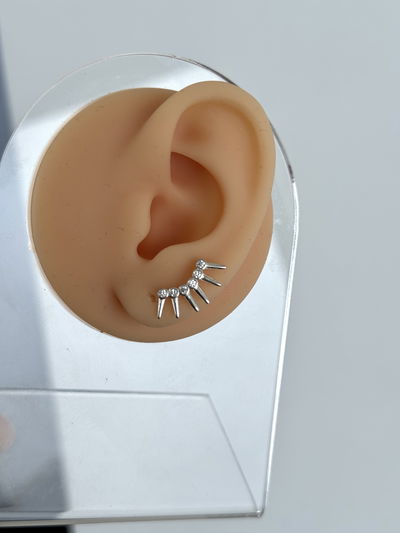 PAR AROS LALI PLATA 925