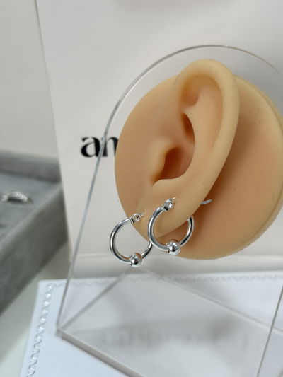 AROS GEO ACERO BLANCO