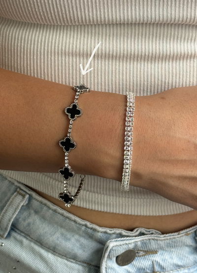 PULSERA VANCLEF SILVER ACERO QUIRURGICO