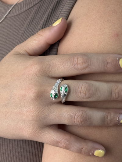 ANILLO EVIL SILVER ACERO QUIRURGICO 