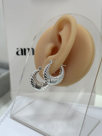 AROS CAMI ACERO BLANCO 