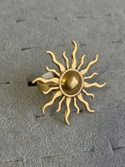 ANILLO MARRIOT GOLD ACERO QUIRURGICO