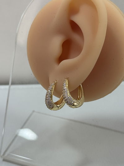 AROS LUXE GOLD ACERO QUIRURGICO