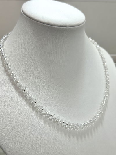 COLLAR INTERCALADA CRIST PLATA 925