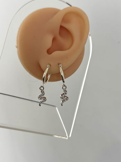 AROS COBRA ACERO BLANCO