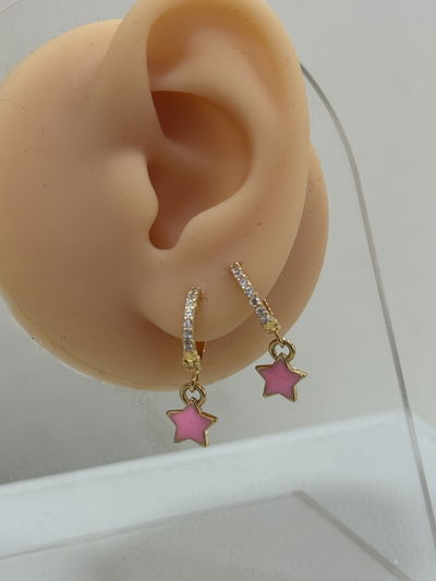 AROS ESTRELLAS GOLDEN ACERO QUIRURGICO