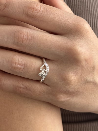 ANILLO HELEN ACERO BLANCO 