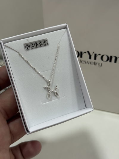 COLLAR PET PLATA 925