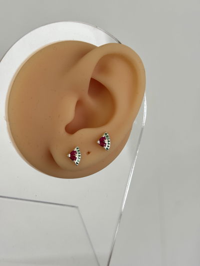 AROS SANDÍAS PLATA 925