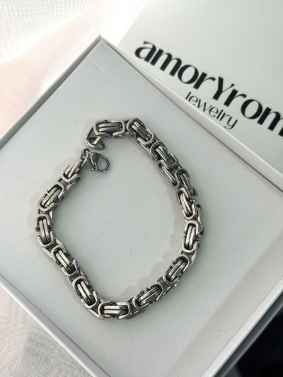 PULSERA GROHL ACERO QUIRURGICO