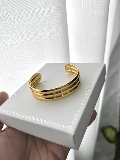 BRAZALETE VELVET GOLD ACERO QUIRURGICO