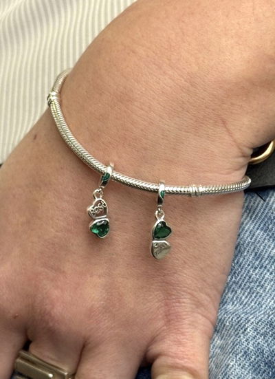 DIJE PANDORA CHARM PARA COMPARTIR PLATA 925