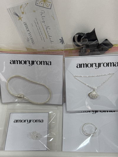 BOX NAVIDEÑO PANDORA ACERO BLANCO