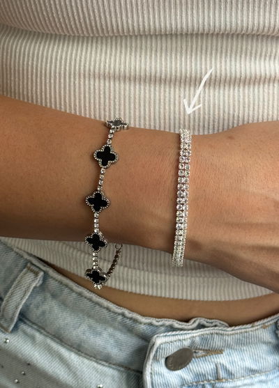 PULSERA MONIC SILVER ACERO QUIRURGICO 