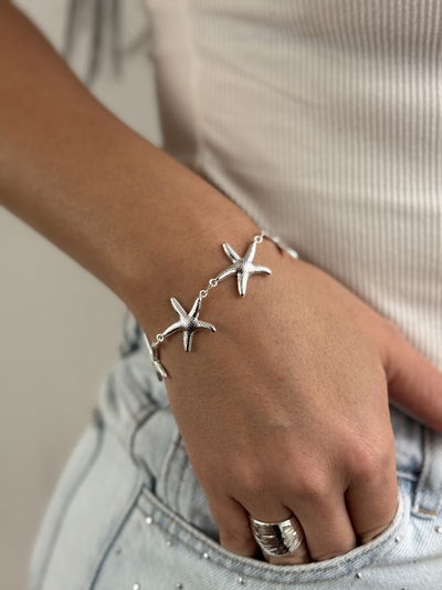 PULSERA SUMMER ACERO BLANCO