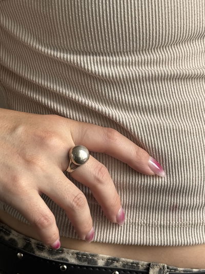 ANILLO BOMBÉ PLATA 925