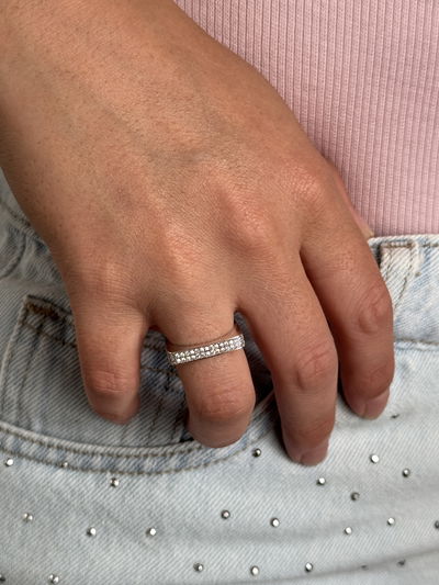 ANILLO CUADRADO PLATA 925