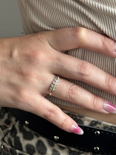 ANILLO LAUREL PLATA 925