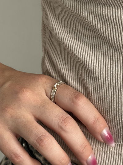 ANILLO ZARA PLATA 925