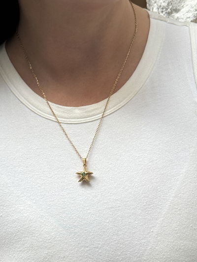 COLLAR CECILIA GOLD ACERO QUIRURGICO