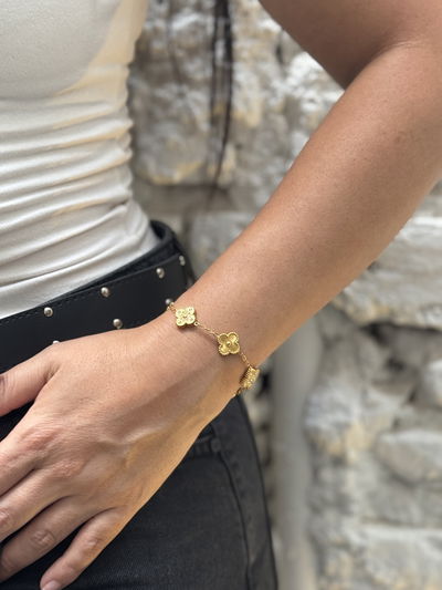 PULSERA IRENE GOLD ACERO QUIRURGICO