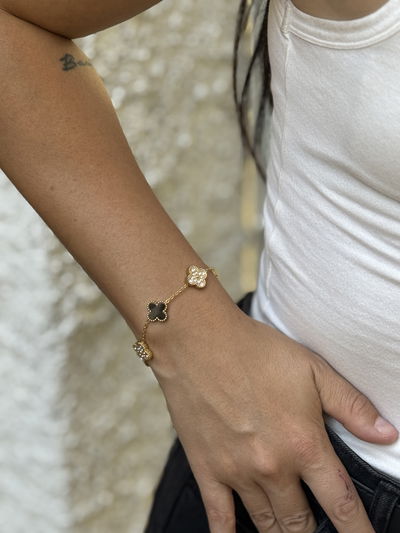 PULSERA RACHEL GOLD ACERO QUIRURGICO