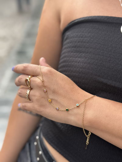 PULSERA PARISIAN GOLD ACERO QUIRURGICO