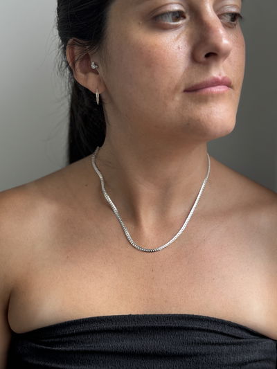 CADENA SIXTA ACERO BLANCO