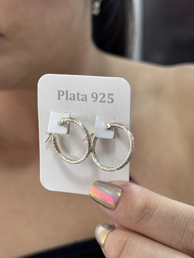 AROS BELTRANA PLATA 925