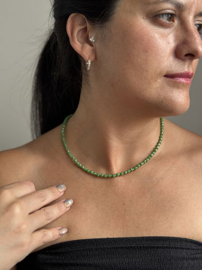 COLLAR INTERCALADA CAV PLATA 925