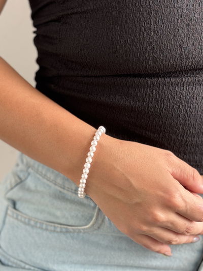 PULSERA PERLAS PLATA 925
