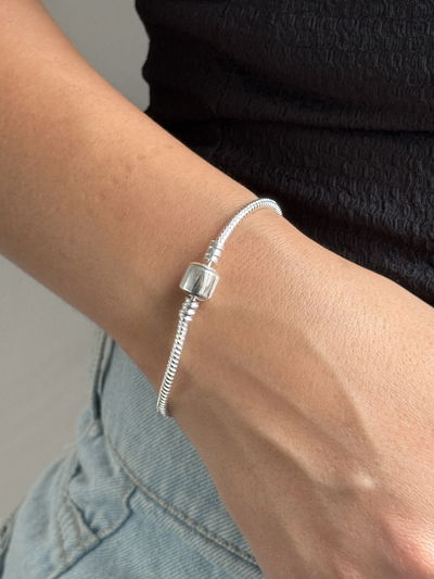 PULSERA PANDOR ACERO BLANCO