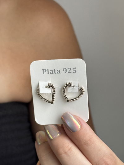AROS CORA PLATA 925