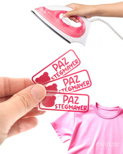 Etiquetas planchables para ropa