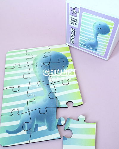 Rompecabezas de madera 12 piezas - A PEDIDO