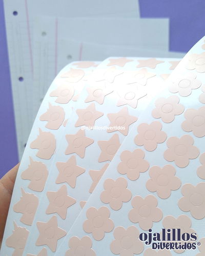 Ojalillos Divertidos® coral claro