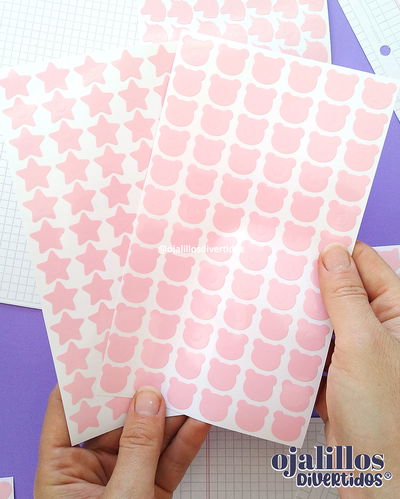 Ojalillos Divertidos® rosa bebé