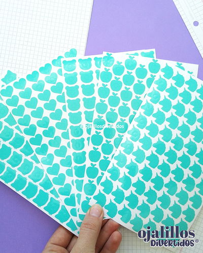 Ojalillos Divertidos® aguamarina light