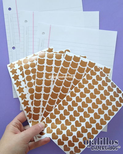 Ojalillos Divertidos® cobre opaco