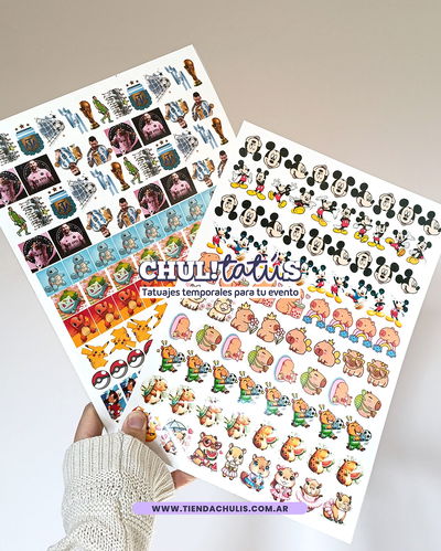 Tatuajes temporales - En cantidad