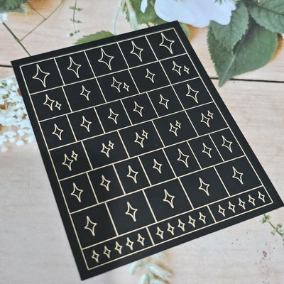 Sticker para stencil - Para hacer efecto aerografo - Destellos