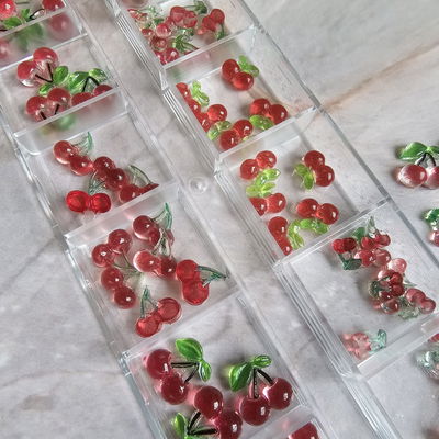 Box de apliques para uñas - Cerecitas Jelly