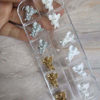 Box de apliques para uñas - Angelitos