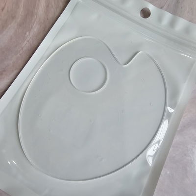 Paleta de acrilico transparente