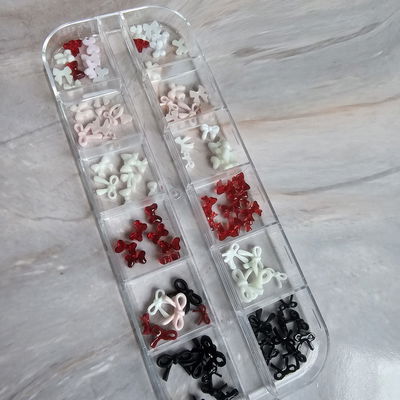 Box de apliques para uñas Moñitos de Colores