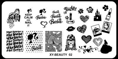 Placa de Stamping - Barbie