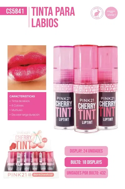 Lip Tint Brilo Labial Pink21