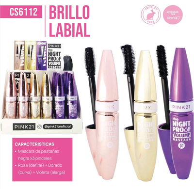 Mascara para Pestañas - The Night Proof Volume Pink21