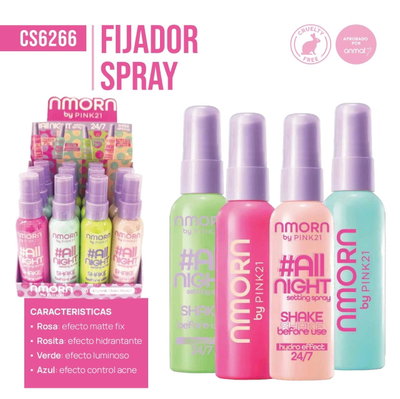 Setting Spray Fijador en spray - Pink21